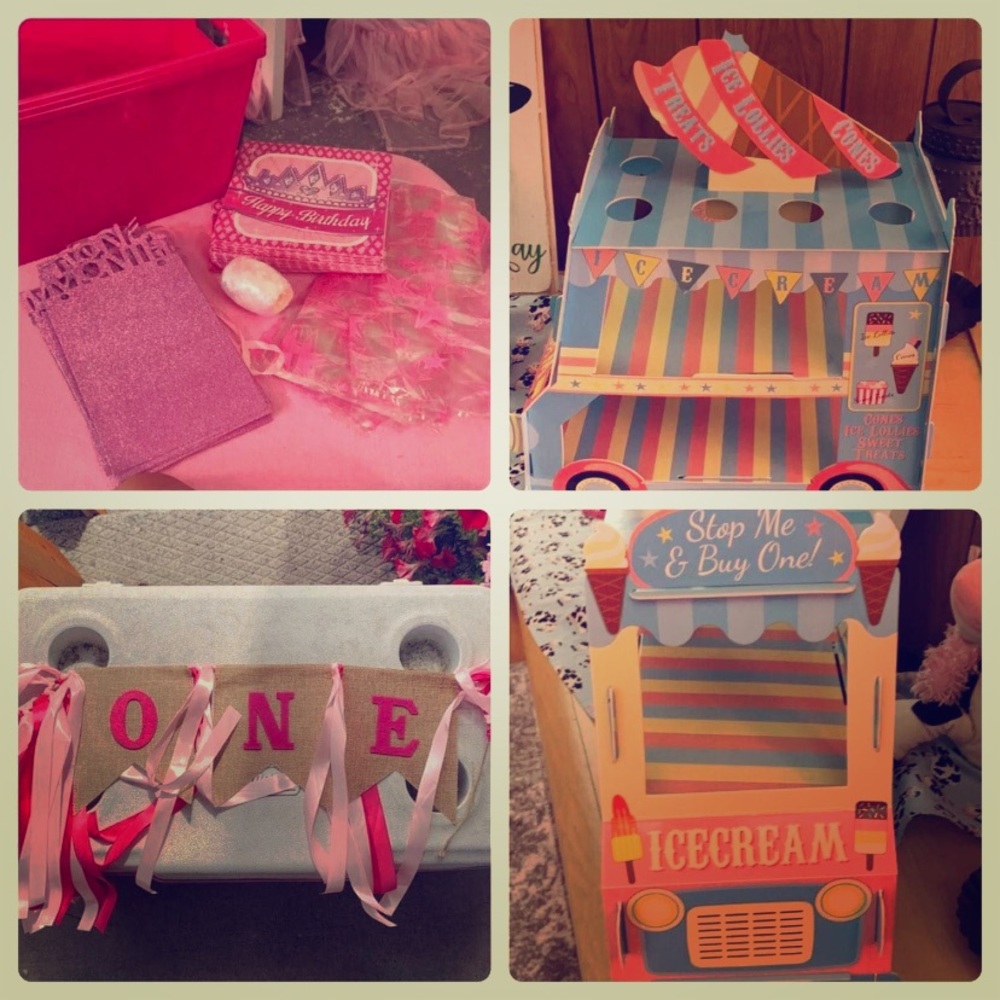Baby girl first bday lot